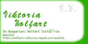 viktoria wolfart business card